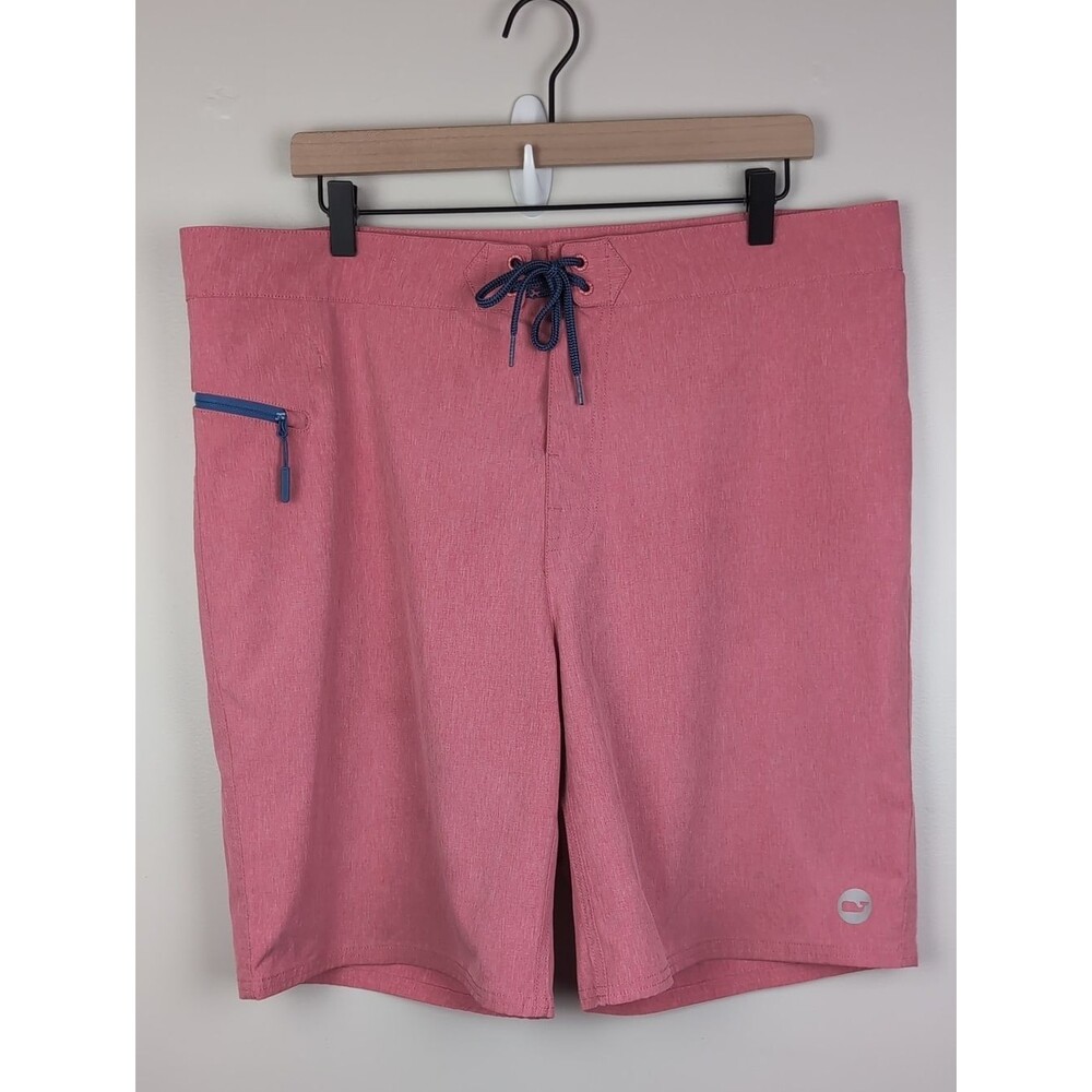 Vineyard Vines | Heather Stretch Board Shorts | Red / Pink | Size 36